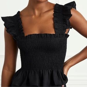 HILL HOUSE Black Paz Shirt sz M